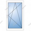 Пластиковое окно 600 х 1280 мм одностворчатое, 3-х камерное (Alpenprof) - tehreg96.ru - Екатеринбург